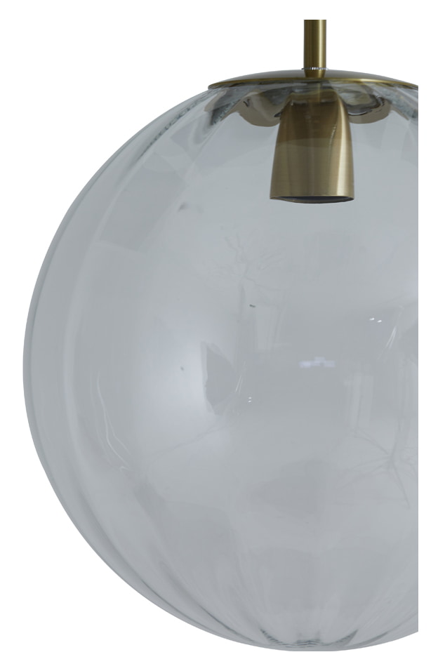 Light & Living Hanglamp 'Magdala' Ø30cm, kleur Transparant