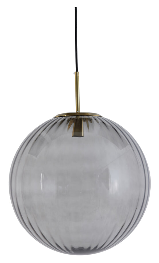 Light & Living Hanglamp 'Magdala' Ø48cm, kleur Lichtgrijs Light & Living Hanglamp 'Magdala' Ø48cm, kleur Lichtgrijs