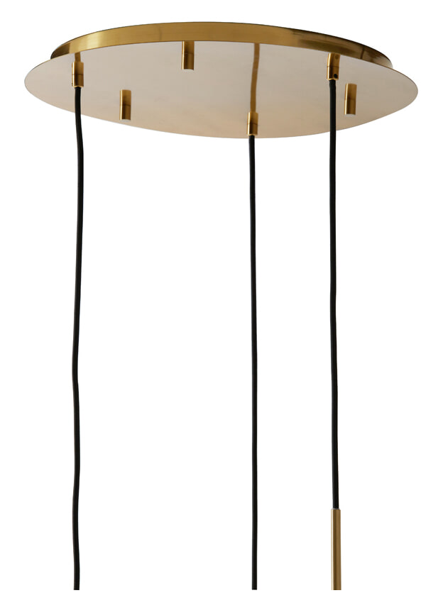 Light & Living Hanglamp 'Mayson' 3-lamps, kleur Goud
