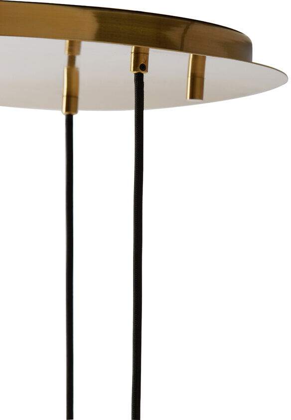 Light & Living Hanglamp 'Mayson' 3-lamps, kleur Goud