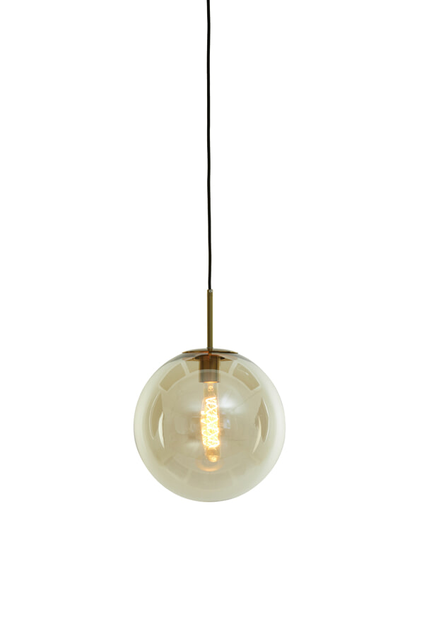 Light & Living Hanglamp 'Medina' 30cm, kleur Amber