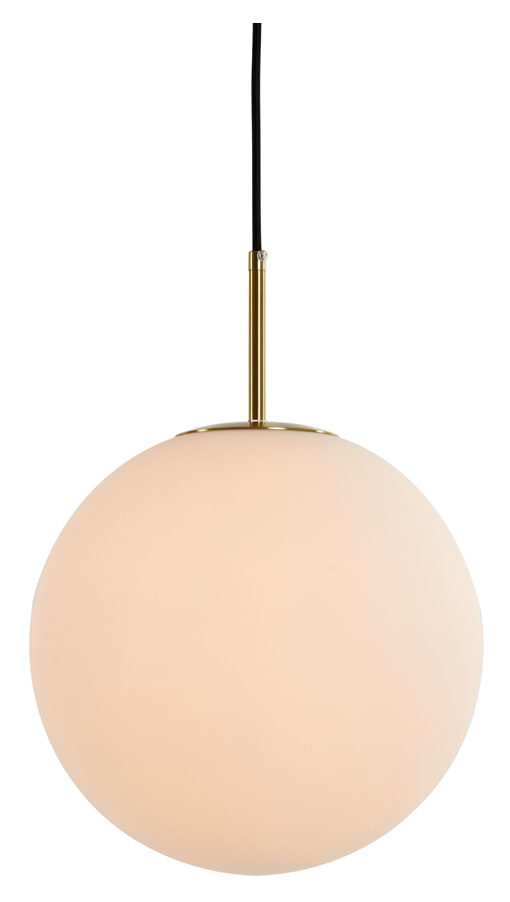 Light & Living Hanglamp 'Medina' 40cm, kleur Antiek Brons/Mat Wit