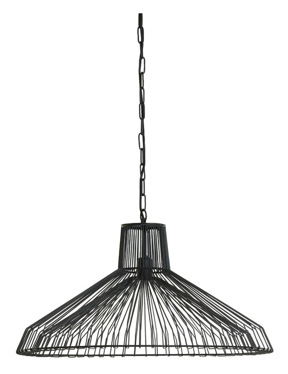 Light & Living Hanglamp 'Kasper' Ø65cm, kleur Mat Zwart
