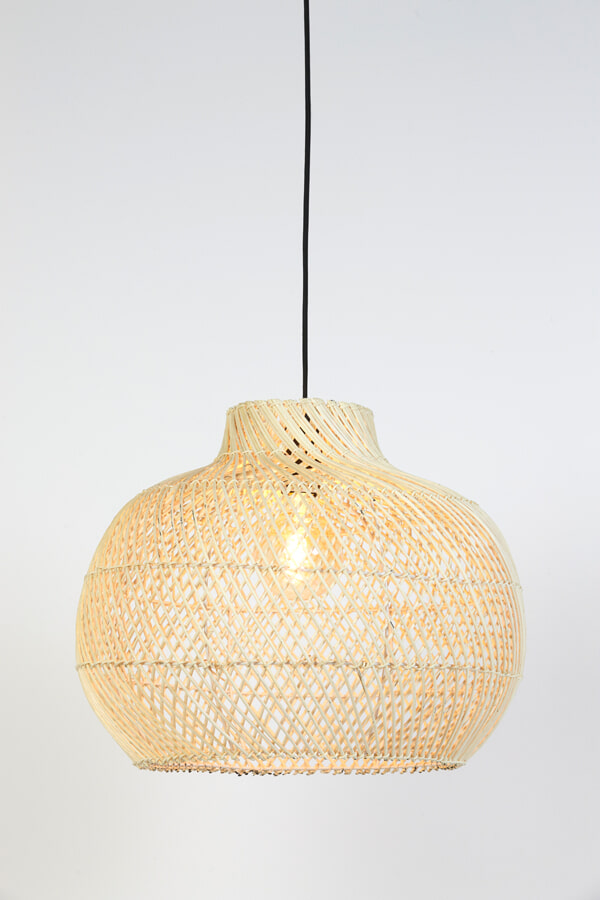 Light & Living Hanglamp 'Charita' Rotan, Ø46cm