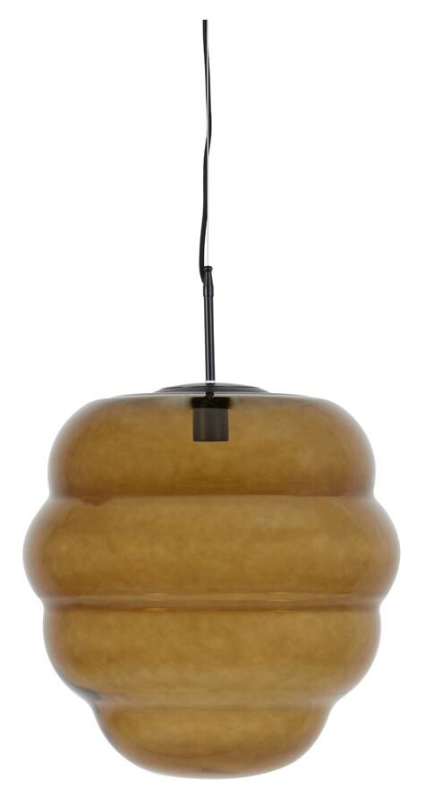 Light & Living Hanglamp 'Misty' 45cm, kleur Bruin