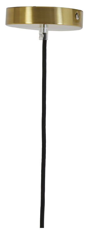 Light & Living Hanglamp 'Misty' 45cm, kleur Amber/Goud