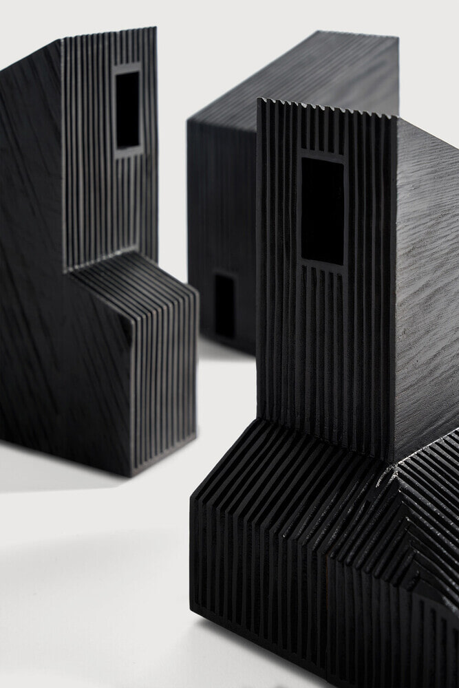 Ethnicraft Ornament 'Modern Farmhouse' Mahoniehout, kleur Zwart