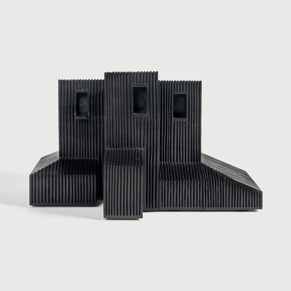 Ethnicraft Ornament 'Modern Farmhouse' Mahoniehout, kleur Zwart