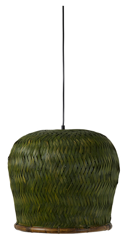 Light & Living Hanglamp Patuk Bamboe - Groen