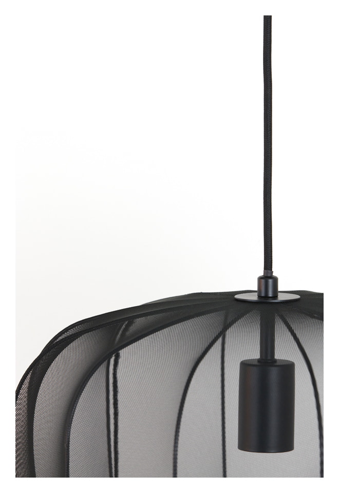 Light & Living Hanglamp 'Plumeria' 40cm, kleur Zwart