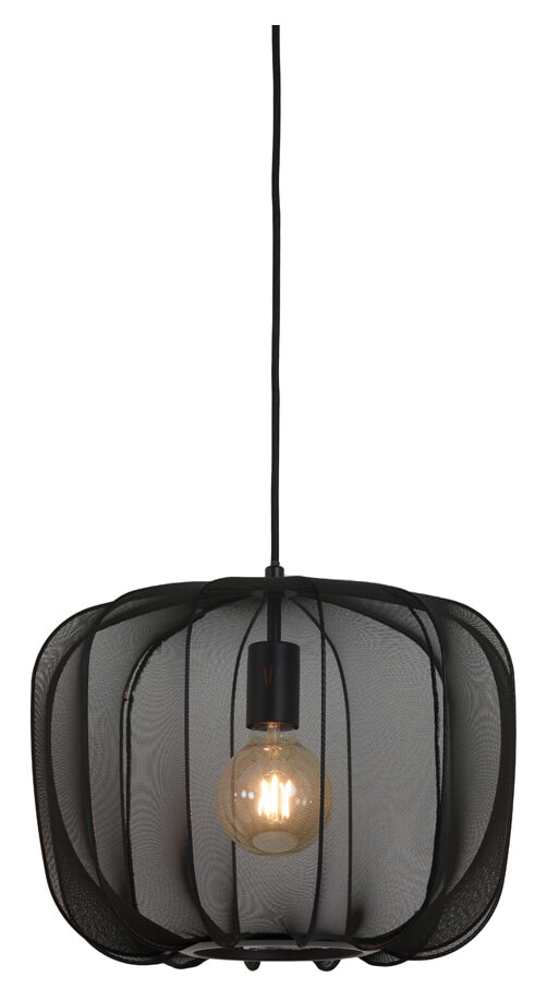 Light & Living Hanglamp 'Plumeria' 40cm, kleur Zwart