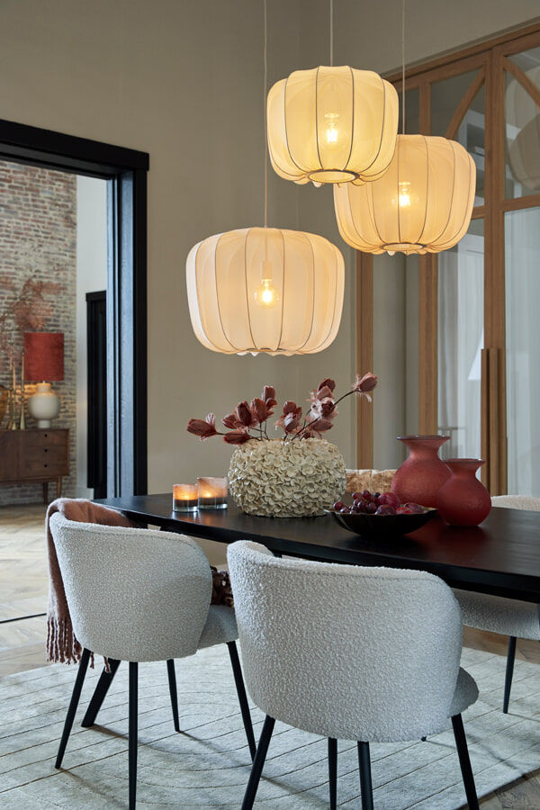 Light & Living Hanglamp 'Plumeria' 40cm, kleur Zand