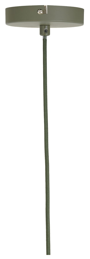 Light & Living Hanglamp 'Plumeria' 34cm, kleur Donkergroen