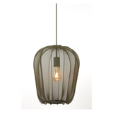 Light & Living Hanglamp 'Plumeria' 34cm, kleur Donkergroen