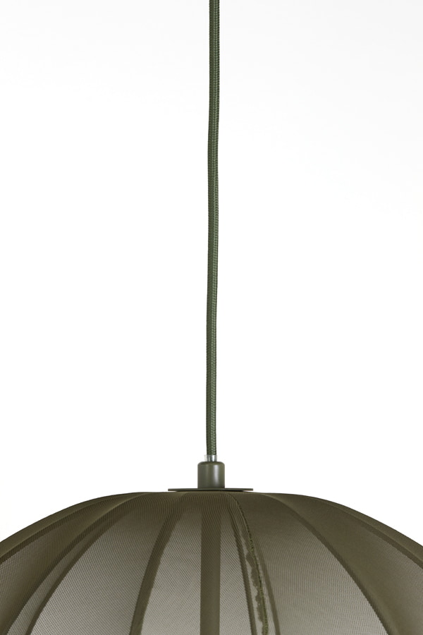 Light & Living Hanglamp 'Plumeria' 42cm, kleur Donkergroen