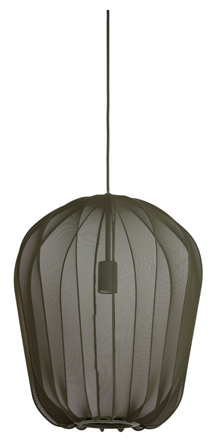 Light & Living Hanglamp 'Plumeria' 42cm, kleur Donkergroen