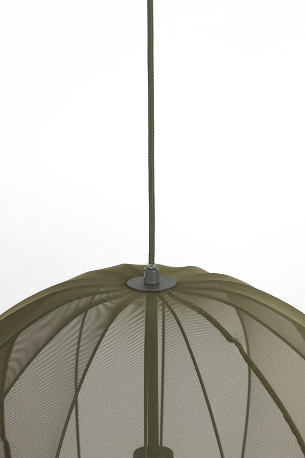 Light & Living Hanglamp 'Plumeria' 50cm, kleur Donkergroen