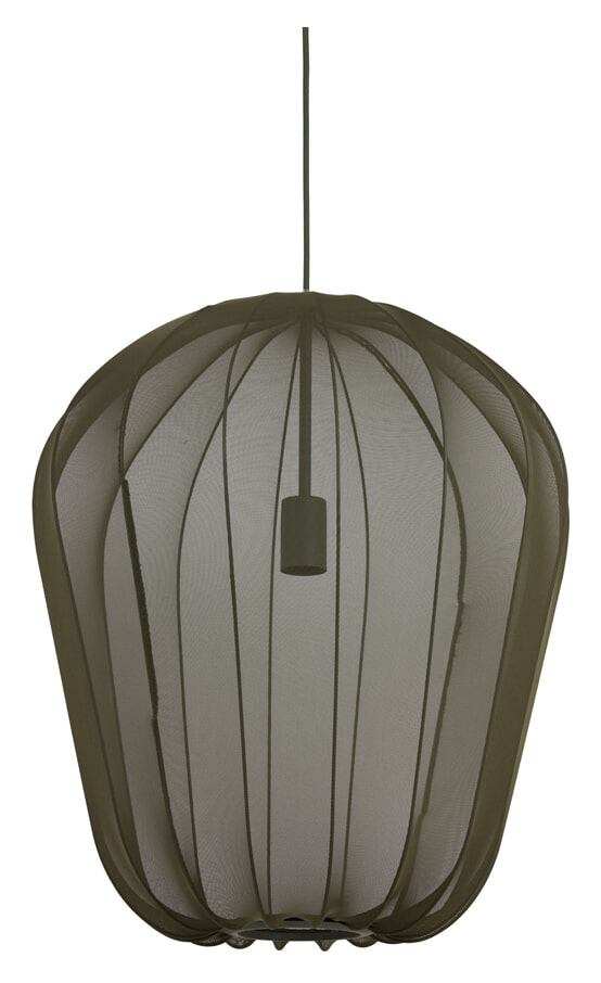 Light & Living Hanglamp 'Plumeria' 50cm, kleur Donkergroen