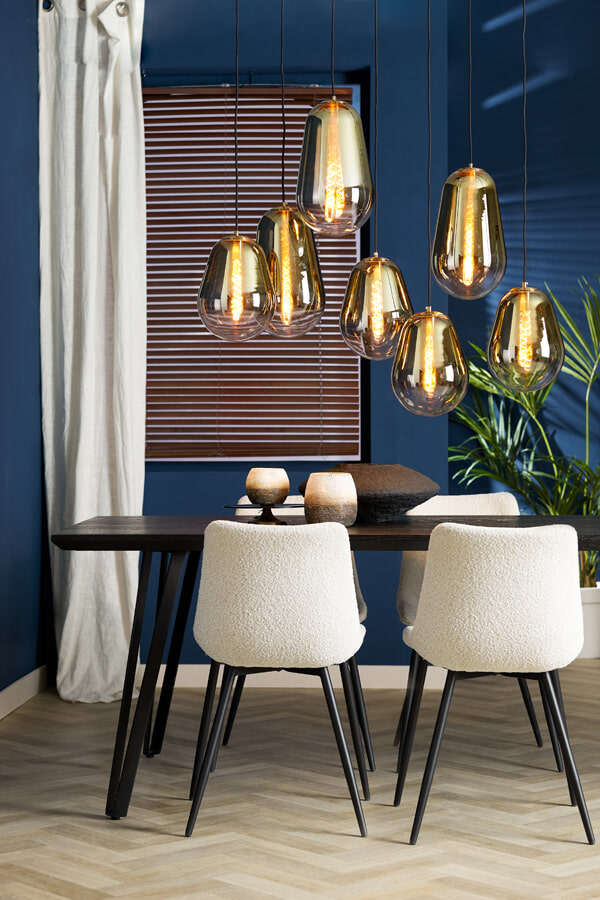 Light & Living Hanglamp 'Maeve' 7-Lamps, kleur Goud