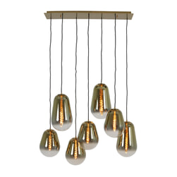 Light & Living Hanglamp 'Maeve' 7-Lamps, kleur Goud