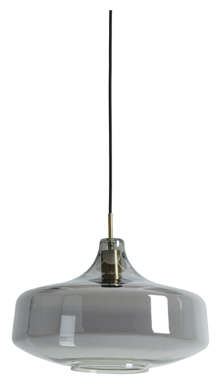 Light & Living Hanglamp Solna Ø30cm - Antiek Brons/Smoke