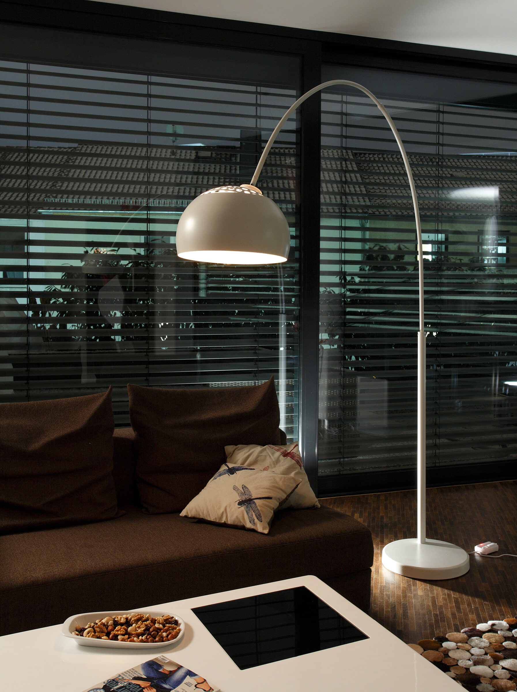 Artistiq Vloerlamp 'Christie' 195cm, kleur Wit