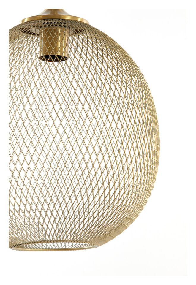 Light & Living Hanglamp 'Moroc' 3-lamps, kleur Goud