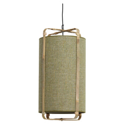 Light & Living Hanglamp 'Sendai' Jute en Bamboe, kleur Groen