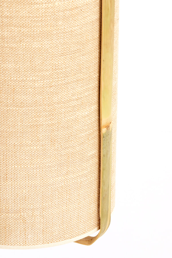 Light & Living Hanglamp 'Sendai' Jute en Bamboe, 42cm, kleur Naturel