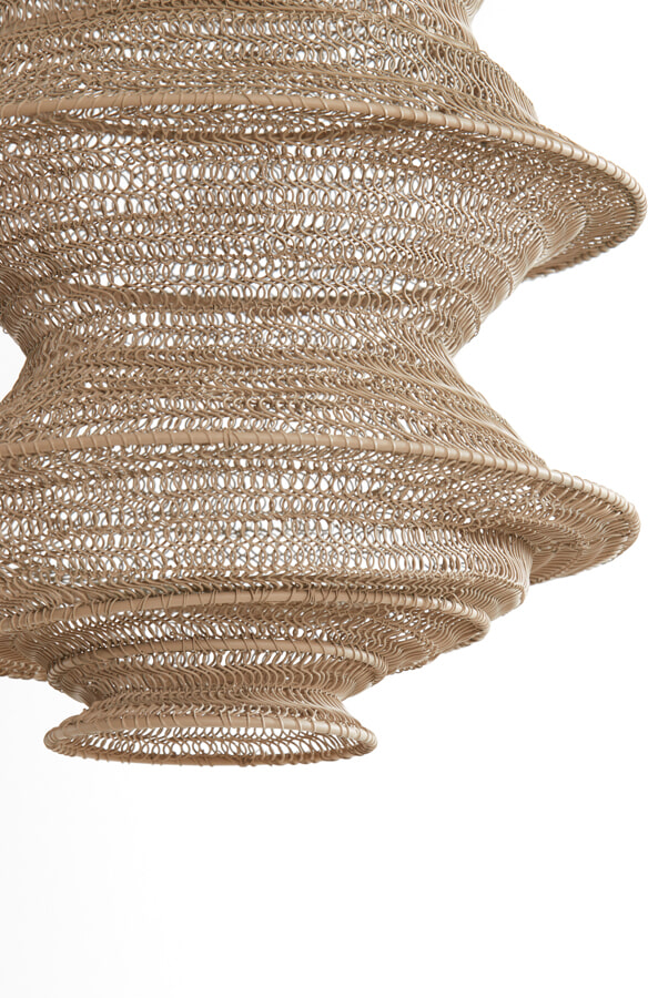 Light & Living Hanglamp 'Nakisha' 55cm, kleur Zand