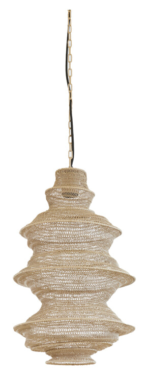 Light & Living Hanglamp 'Nakisha' 55cm, kleur Zand