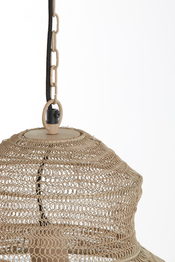 Light & Living Hanglamp 'Nakisha' 82cm, kleur Zand