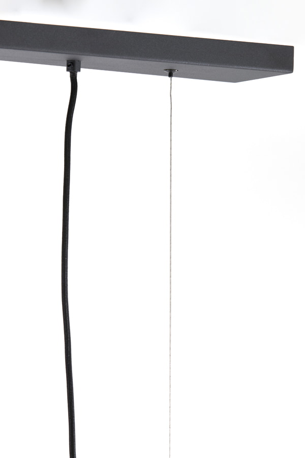 Light & Living Hanglamp 'Edisa' 6-Lamps, kleur Mat Zwart