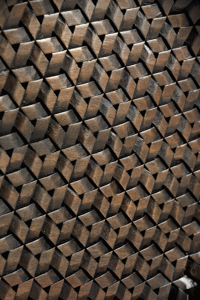 Ethnicraft Schaal 'Tampa' Mahoniehout, Set van 3 stuks