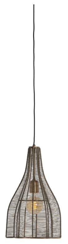 Light & Living Hanglamp Mariama 25cm - Antiek Brons