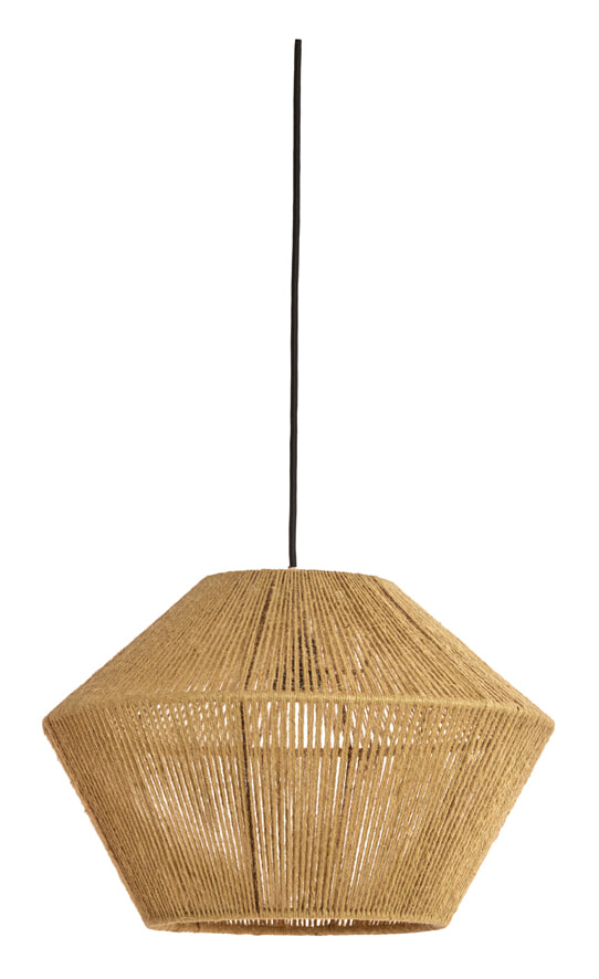 Light & Living Hanglamp Fugia Jute, 40cm - Naturel