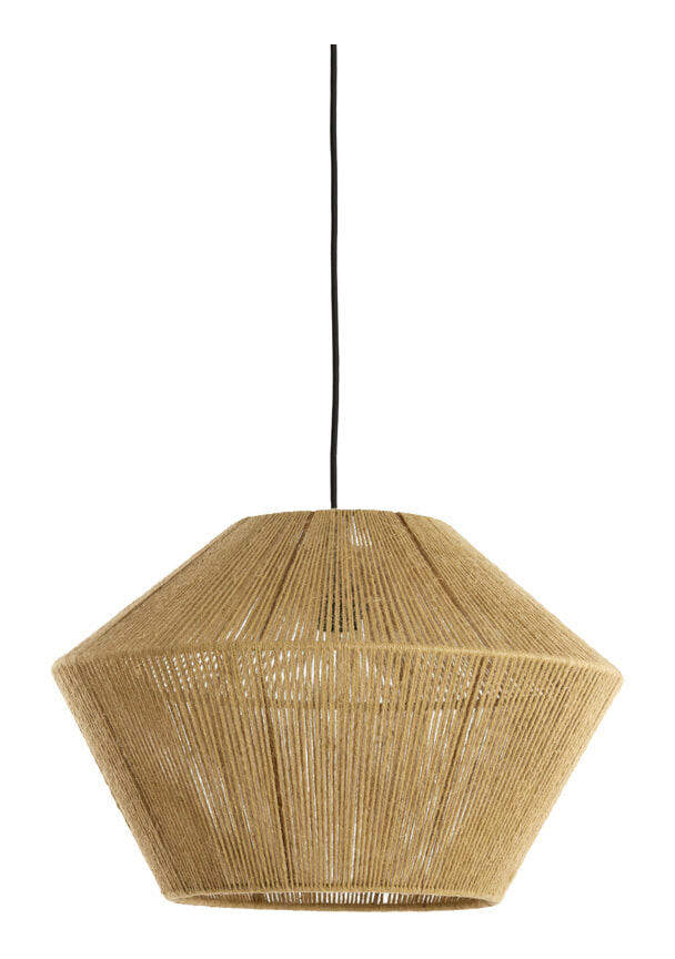 Light & Living Hanglamp Fugia Jute, 50cm - Naturel