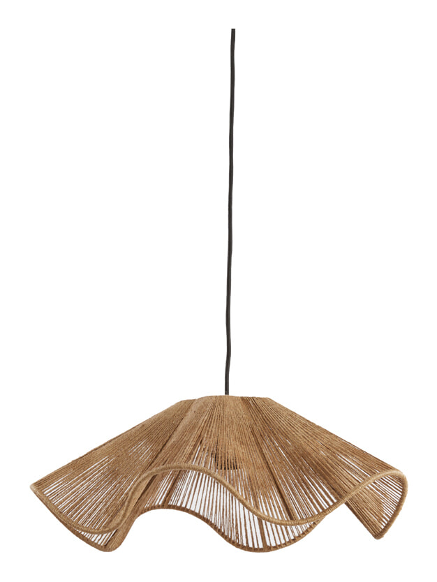 Light & Living Hanglamp Fodara Jute, 48cm - Naturel