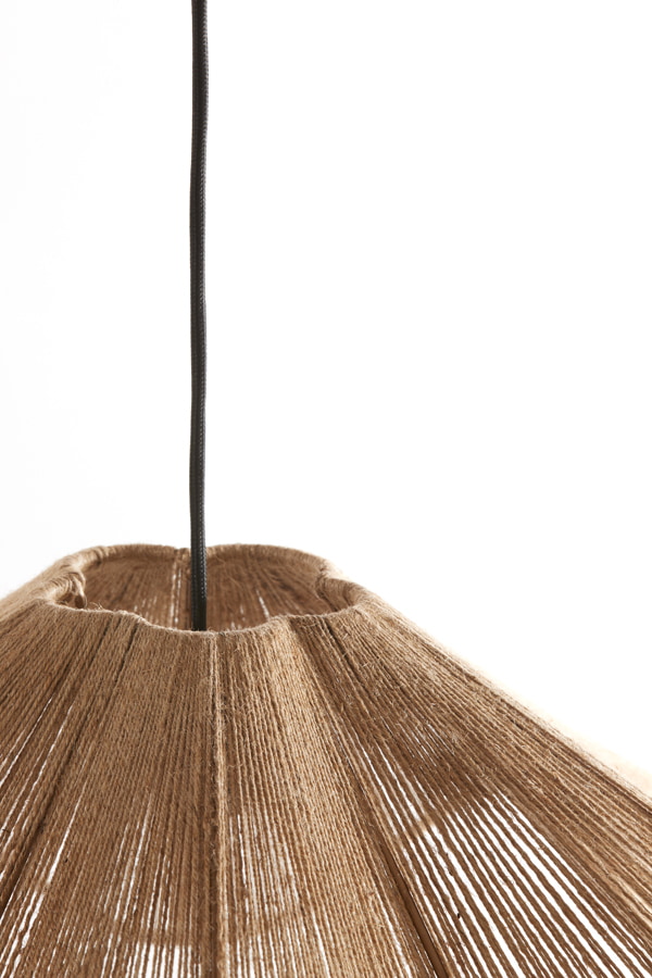 Light & Living Hanglamp 'Fodara' Jute, 60cm, kleur Naturel