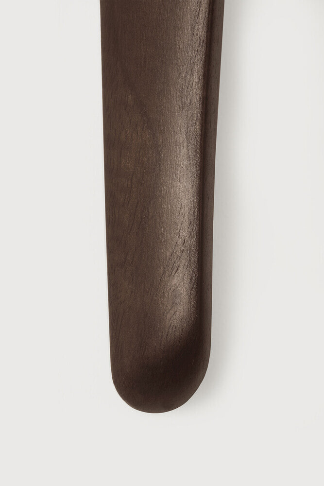 Ethnicraft Wandhaak 'PI' Mahoniehout, Set van 2 stuks, kleur Donkerbruin