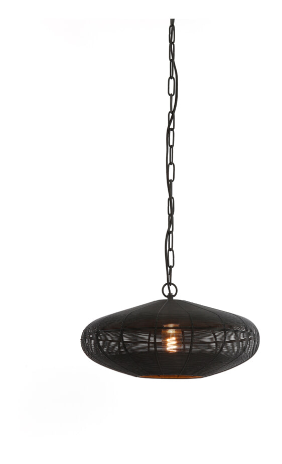 Light & Living Hanglamp 'Bahoto' 40cm, kleur Mat Zwart