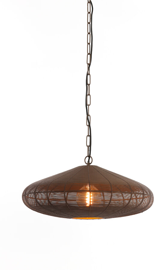 Light & Living Hanglamp 'Bahoto' 40cm, kleur Donkerbruin