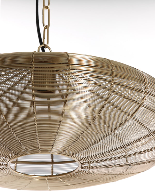 Light & Living Hanglamp 'Bahoto' 51cm, kleur Goud