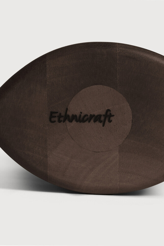 Ethnicraft Boekenstandaard 'PI' Mahoniehout, Set van 2 stuks, kleur Donkerbruin