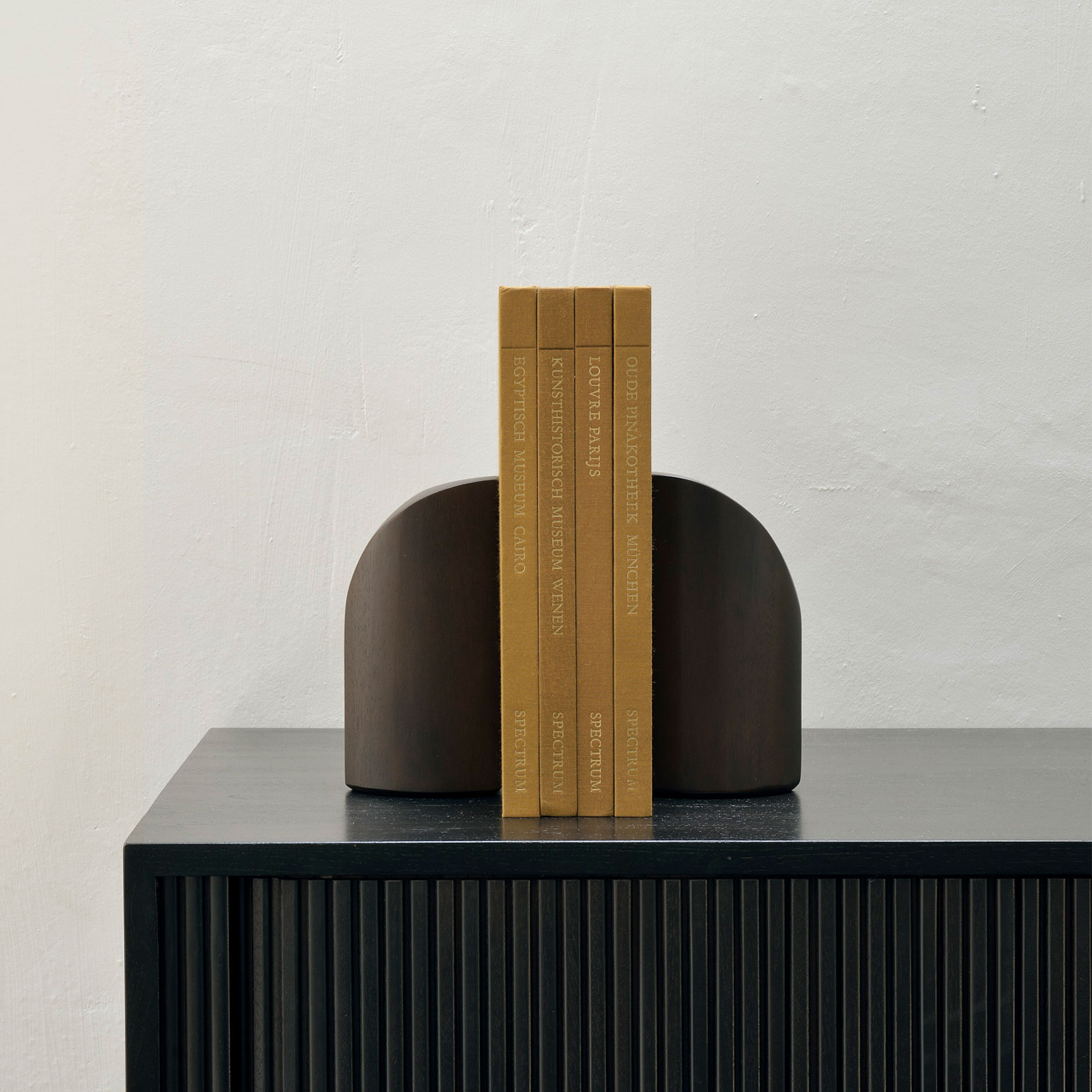 Ethnicraft Boekenstandaard 'PI' Hout, Set van 2 stuks