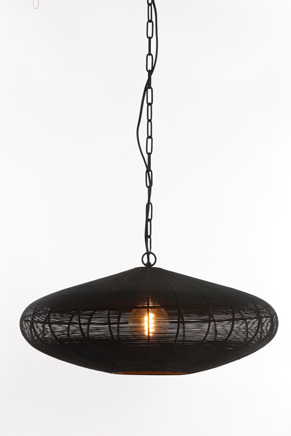 Light & Living Hanglamp 'Bahoto' 60cm, kleur Mat Zwart