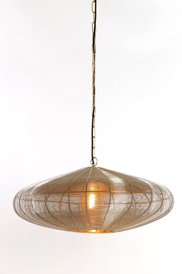 Light & Living Hanglamp 'Bahoto' 60cm, kleur Lichtgoud