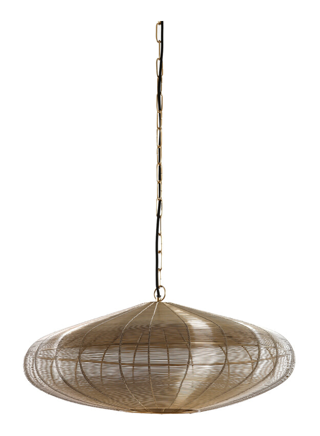 Light & Living Hanglamp Bahoto 60cm - Lichtgoud