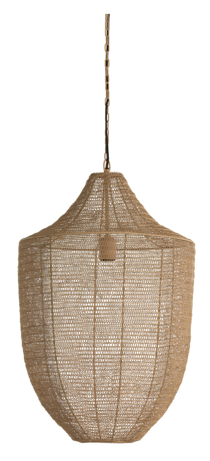 Light & Living Hanglamp Sharika 43cm - Mat Beige