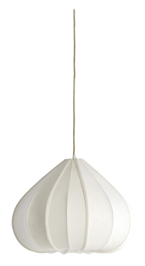 Light & Living Hanglamp Zubeda 49cm - Crème - Japandi